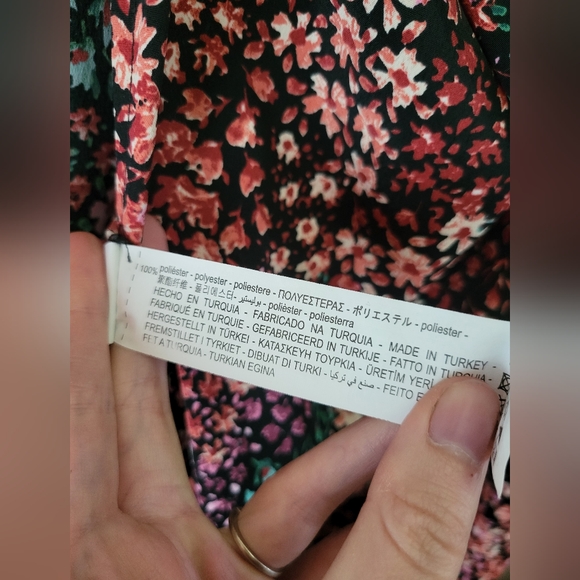 Zara floral wideleg jumpsuit - Picture 5 of 5